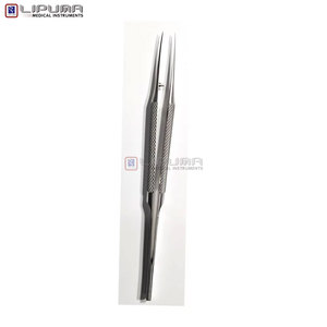 Pinces à micro-suture avec pointes droites de 0,30 mm et dents, instruments médicaux de précision en acier inoxydable pour ophtalmologie - Product Image 5