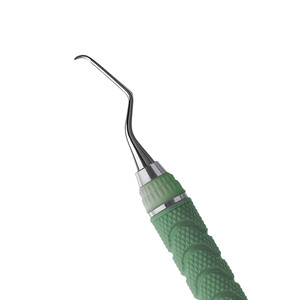 Curette Gracey Mini 7/8 à double extrémité, instrument dentaire parodontal pour surfaces buccales et linguales postérieures, manche creux de 10 mm - Product Image 3