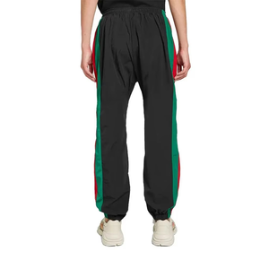 Nouvel ensemble de survêtement pour homme à rayures, veste zippée à col montant et pantalon, style color block, streetwear décontracté, tenue de sport - Product Image 3