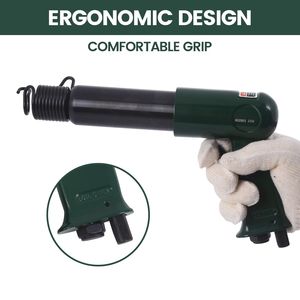 Kit de marteau pneumatique avec système de fixation rapide, 4 ciseaux, entrée d'air 1/4 pouce, outil de démolition pneumatique - Product Image 3