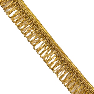 Metallic Sequin Fringe Tassel Trim Border Lace Deals In Wholesale Use In Decoration And DIY - Product Image 1