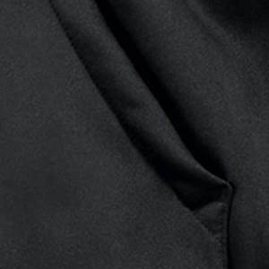 Pantalon de travail en coton noir, fermeture éclair intégrale, capuche amovible, imperméable, coupe-vent, respirant, anti-plis, sécurité, OEM - Product Image 3