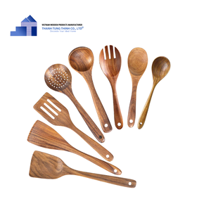 Cucharas de madera personalizadas, las más vendidas, utensilios de cocina únicos, cucharas para accesorios de cocina, de fabricante vietnamita, al por mayor. - Product Image 4
