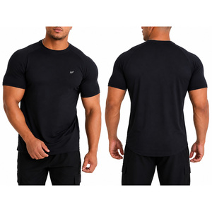 <b>Men</b> Premium Workout T Shirt Soft <b>Stretch</b> Fitness Training Gym Wear <b>Men</b> Compression Gym T Shirt High Performance Running T Shirts - Product Image 5