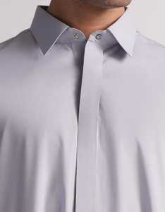 Qamis Crème pour Homme à Manches Longues, Longueur Ras du Sol, en Coton, Robe de Prière Modeste Style Moyen-Orient, Respirant, Coupe Ample, pour Adulte - Product Image 3