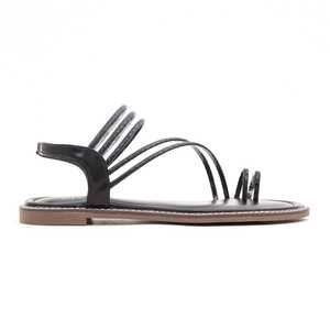 Sandalia de tacón formal negra FR4937 - Product Image 2