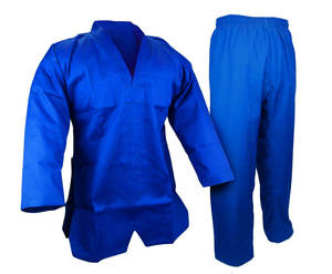 ชุดเทควันโดออกแบบเอง ราคาขายส่ง คุณภาพสูงระดับนานาชาติ ผลิตจากผ้าฝ้าย - Product Image 1