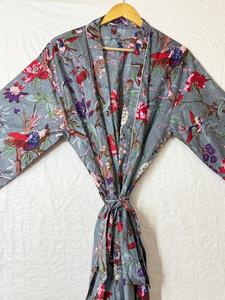 Robe kimono en coton en gros |   Exportateur en gros de kimonos bohèmes légers - Product Image 2