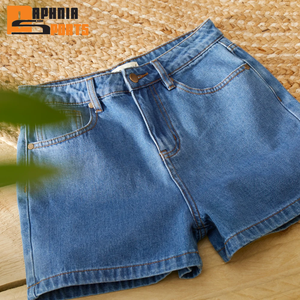 Hot Sale Summer Women's Shorts Jeans Mid Waisted Plus Size Women's Denim Shorts Casual Denim Shorts Jeans for Women - Product Image 5