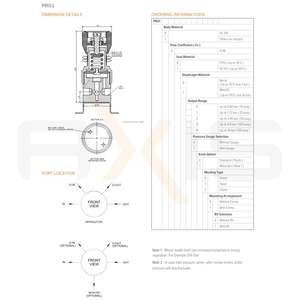 Regulador de gas de una sola etapa de servicio pesado de la mejor calidad con salida constante Uso seguro y construcción de metal compacto para control de gas - Product Image 3