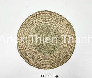 Eco Friendly Seagrass <b>Table</b> Mat Handmade <b>Dining</b> <b>Placemat</b> Handwoven Seagrass <b>Placemat</b> Sustainable <b>Dining</b> <b>Table</b> Decor OEM ODM - Product Image 1