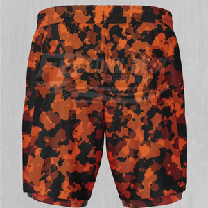 Pantalones Cortos Deportivos de Malla con Estampado Digital, Transpirables, de Cintura Elástica, de Alta Calidad, para Verano, de Secado Rápido, para Hombre - Product Image 4