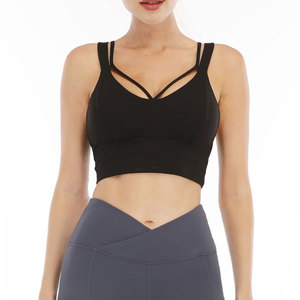 Soutien-gorge de sport sexy pour femme, respirant, uni, idéal pour la gym et la course à pied – Meilleures ventes en gros - Product Image 1