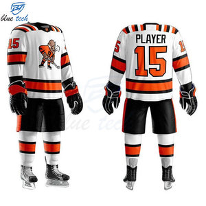 Wholesale Professional Ice Hockey Uniform Custom Sublimated Hockey Jersey and Shorts for Teams Training and Games - Product Image 1