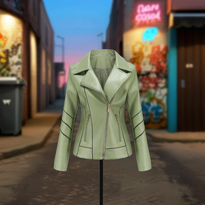 Veste d'hiver respirante pour homme en cuir véritable doublure chauffante en laine imperméable coton fermeture à glissière avant-Logo personnalisable imprimé automne - Product Image 1