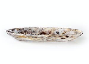 Tazón Decorativo de Resina Beige de Lujo, Tazón para Servir Frutas de Forma Orgánica, Elegante Centro de Mesa para Decoración Moderna del Hogar - Product Image 3