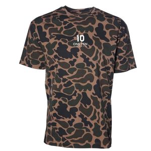 T-shirt décontracté pour homme, col rond, respirant, mélange de coton, léger, manches courtes, randonnée, camping, vêtements de sport, mode - Product Image 1