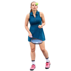 Conjunto Deportivo Personalizable OEM para Mujer, Falda de Tenis Corta Tipo A de Secado Rápido y Antiarrugas con Bolsillo para Teléfono, para Pádel y Pickleball - Product Image 4
