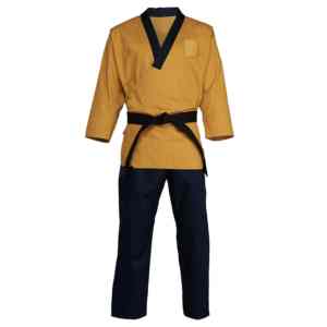 Uniforme de entrenamiento de tela resistente a las manchas, fácil de lavar y duradera para clubes de artes marciales y gimnasios. Uniforme profesional de judo y karate. - Product Image 1