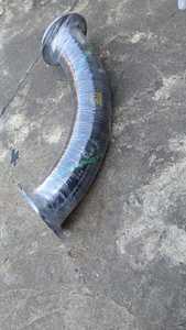 45Deg <b>Rubber</b> Bend for Slurry Application Two-Layer Steel Wire Braided Reinforced Construction Cutting Durable Design 20-30mm - Product Image 4