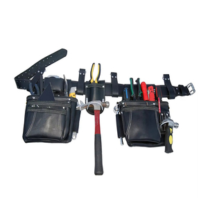 Professional Best Quality <b>Tool</b> Bag With Belt for Sale Premium Quality Men's PU <b>Leather</b> <b>Tool</b> Kit Belts - Product Image 1