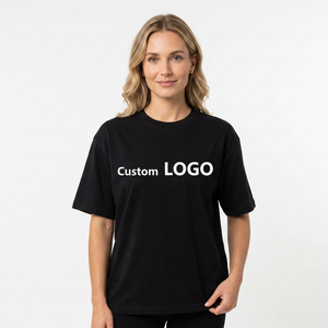 Camiseta Negra Personalizada con Logotipo para Hombre, Manga Corta, Cuello Redondo, Estilo Casual, 100% Algodón, Corte Regular, Diseño con Letra en la Parte Delantera - Product Image 4