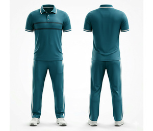Custom <b>Cricket</b> Apparel Manufacturer for International Buyers | Men Women Youth <b>Cricket</b> Wears Polo Shirt and Trouser Full Team - Product Image 6