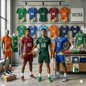 Nuevos uniformes de netball sublimados para mujer, de alta calidad, personalizados para equipos, con cuello en V, conjuntos de netball para niñas, los más vendidos. - Product Image 2