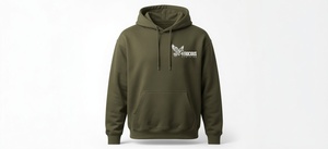 Sweat-shirt à capuche personnalisé Aigle Féroce Noir Oversize Streetwear Décontracté Athlétique Homme Femme Vente en Gros OEM - Product Image 3