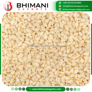 Graines de sésame décortiquées, blanches, naturelles, de qualité supérieure, riches en huile, sans OGM, fraîches, certifiées APEDA, en sacs PP de 25 kg, pour consommation humaine - Product Image 2