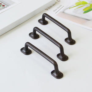 Poignée de tiroir en alliage de zinc pour meubles de chambre, salle de bain, cuisine, bureau - Design contemporain, quincaillerie durable pour armoire - Product Image 1