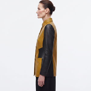 Women's Full Sleeve <b>Leather</b> <b>Blazer</b> Custom Fit Custom Women Long <b>Leather</b> <b>Blazer</b> Vintage <b>Jacket</b> Ladies Outerwear - Product Image 3