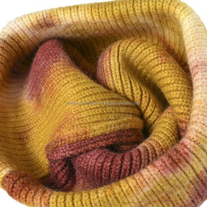 Chapeau en tricot personnalisé unisexe avec logo, jacquard polyester/coton, chaud - Product Image 3
