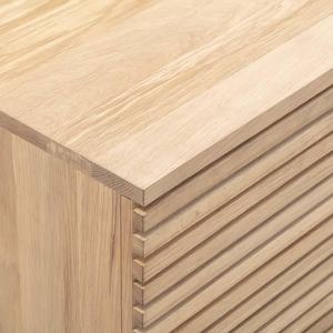 Meuble TV en teck massif de qualité supérieure, meuble de salon moderne avec tiroir de rangement et étagère pour projet de mobilier domestique - Product Image 5