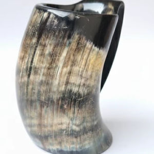 ขวดน้ำเขาควายธรรมชาติ ลดราคาสุดพิเศษ ขายดีที่สุด งานแฮนด์เมดสไตล์ไวกิ้ง ขัดเงา ของที่ระลึกสุดน่ารัก พกพาสะดวก จากอินเดีย - Product Image 1