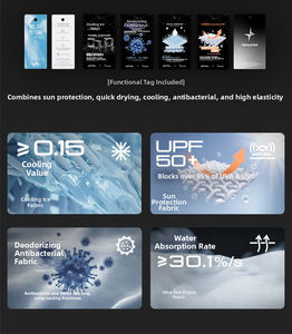 Camiseta Deportiva Personalizada para Hombre, Secado Rápido, Protección UPF 50+, para Correr, Pesca y Actividades al Aire Libre, Servicio OEM ODM - Product Image 2