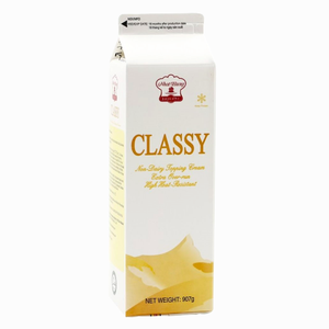 Venta al por mayor de fábrica: Crema no láctea Classy Whip, crema para repostería sin lácteos 907G, uso en panadería, HALAL, OEM/ODM, ¡Gran oferta a buen precio! - Product Image 1