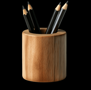 Porte-stylo en bois massif naturel, fabricant promotionnel, accessoires d'écriture multiples, porte-stylo en bois, meilleur prix - Product Image 2