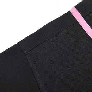 Unisex Black Baseball Jersey With <b>Pink</b> Trim Short Sleeve Mesh Breathable Relaxed Fit Adult All Seasons - Product Image 4