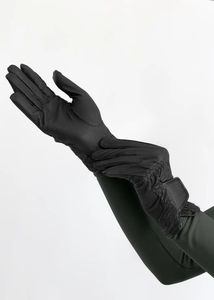 Guantes de equitación profesionales de cuero ultra transpirable para entrenamiento de caballos, con agarre duradero y logotipo personalizado al por mayor. - Product Image 4