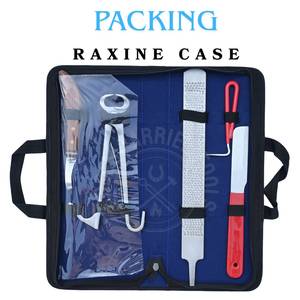 Kit d'outils de fermeur équin : Coupe-ongles de cheval, Râpe à ongles facile à ouvrir, Couteau à ongles à poignée rouge, Couteau à ongles à lame en D, Cure-ongles en acier inoxydable - Product Image 6