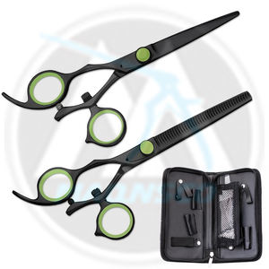 Juego de tijeras de corte y adelgazamiento de peluquería de alta calidad personalizadas 5,5" - Product Image 2