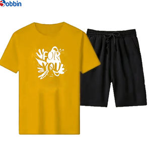 Conjunto Cómodo Unisex, Conjunto Corto con Estampado de Dibujos Animados para Hombre, Nueva Colección de Verano, Conjunto Deportivo Personalizado para Hombre, Transpirable - Product Image 6