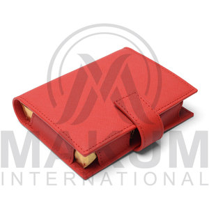 MAKUM INTERNATIONAL Baraja de Cartas de Una Sola Cara con Imán, Estuche Duradero de Cuero PU Ecológico, Caja Desmontable para Bridge y Póker - Product Image 4