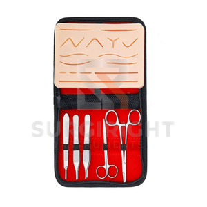 Kit de formation en suture médicale OEM Blush Surgical certifié CE Classe I, avec instruments chirurgicaux en silicone et en acier inoxydable - Product Image 6