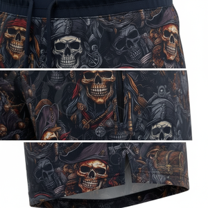 Pantalones Cortos Deportivos Ajustables de Alta Sujeción, Cómodos, de Poliéster Elástico, con Diseño Personalizado Impreso, Modernos, para Correr - Product Image 4