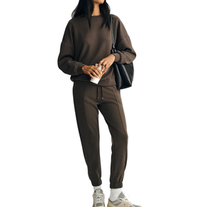 Tencels เสื้อสเวตเตอร์ผู้หญิงนุ่มน้ำหนักเบาเป็นมิตรกับสิ่งแวดล้อมเสื้อสวมหัวเรียบเนียนใส่สบายชุดเลานจ์ OEM ODM ขายส่ง - Product Image 6