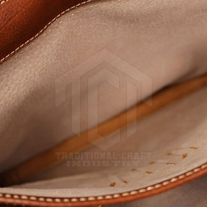 Sacs pour ordinateur portable en cuir véritable de haute qualité professionnels avec fermeture à glissière, compartiment rembourré pour le bureau et les voyages - Écologiques - Product Image 5