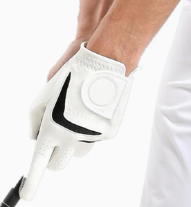 New Design Professional Golf Gloves Breathable and Comfortable Customized Printed and sheepskin Golf Gloves with Custom logo - Product Image 4