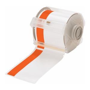 Brady All-Weather Vinyl <b>Label</b> Tape 4 in Durable Warning Header for GlobalMark <b>Printer</b> - Product Image 2